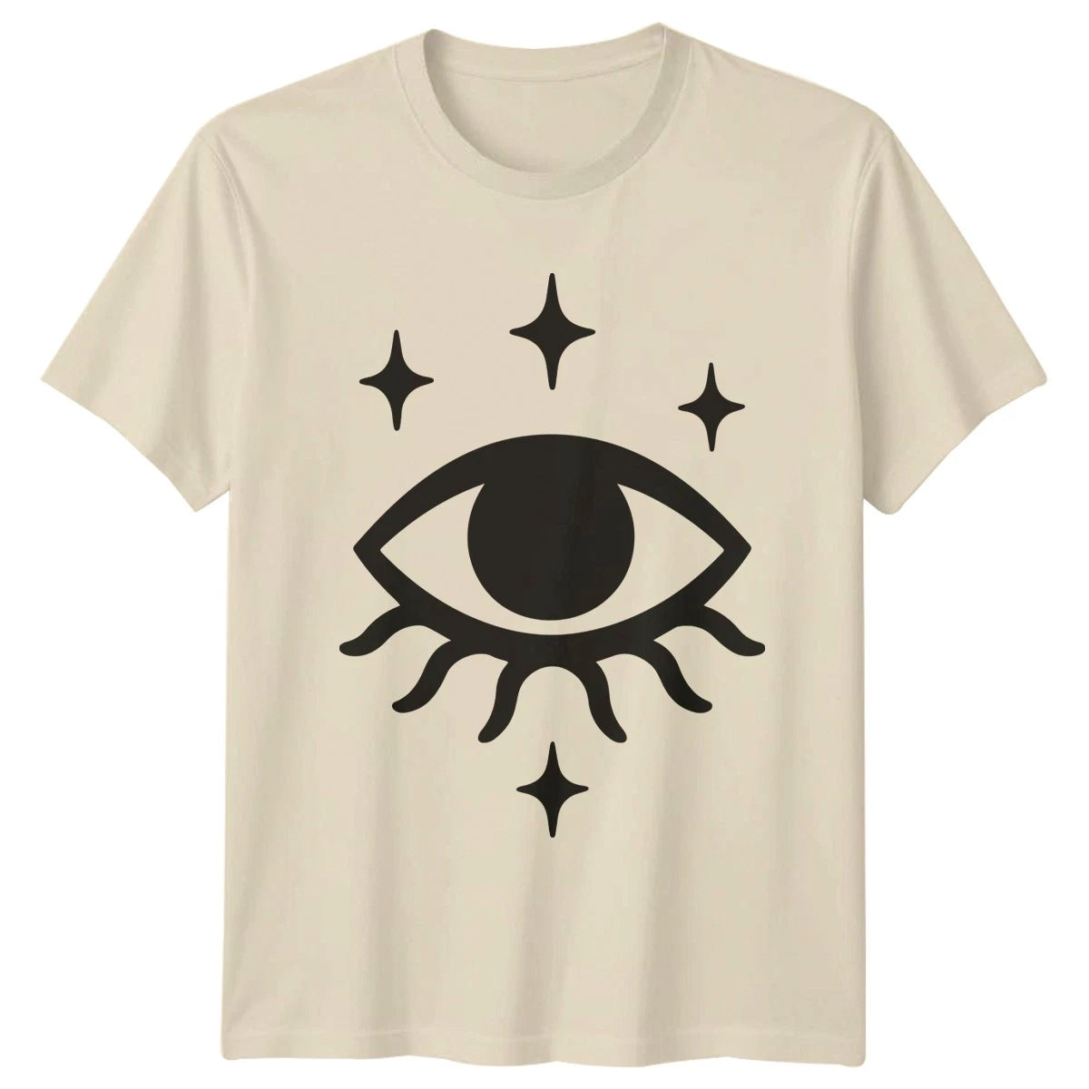 Mystical Eye Starry Gaze T-Shirt Celestial Boho Spiritual Aesthetic