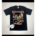 Warren Lotas Las Vegas Nevada Graphic Print Black Crewneck T-Shirt Mens S