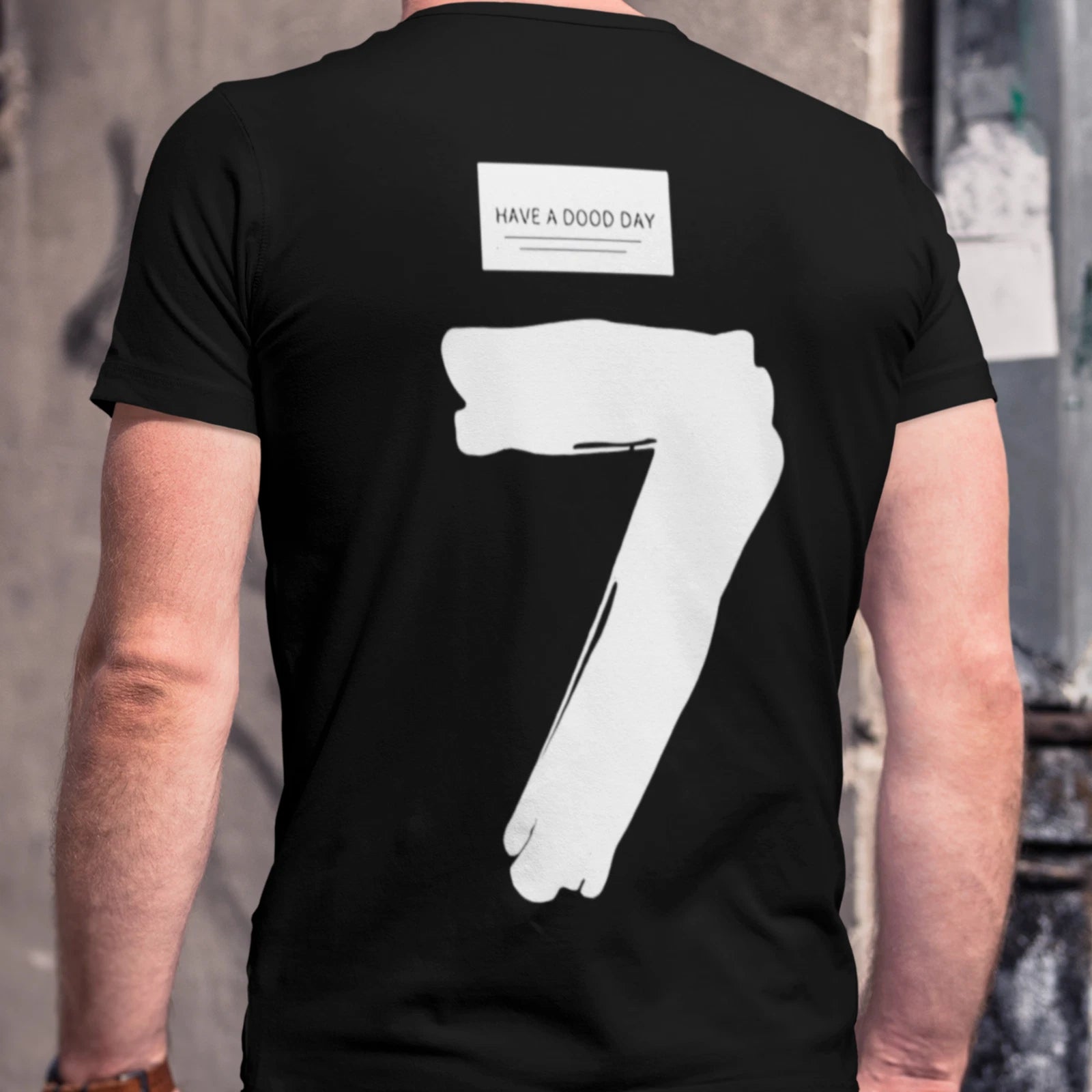 Have a Good Day 7 Graphic T-Shirt Minimalist Streetwear Tee Back Print
