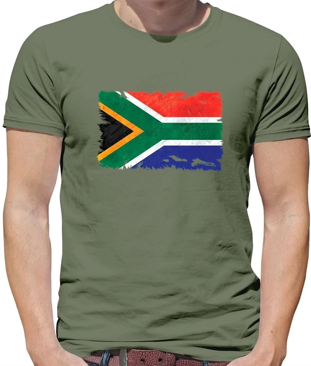 South Africa Grunge Flag Style - T-Shirt - Cape Town Country Travel Gift