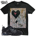 Shirt To Match Black Unisex Tee Sneaker Shirt Heart Shirt For Sneaker Tee Outfit