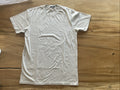 Talentless 100% Cotton Beige Crewneck T-Shirt Size M Minimalist Elevated Basic