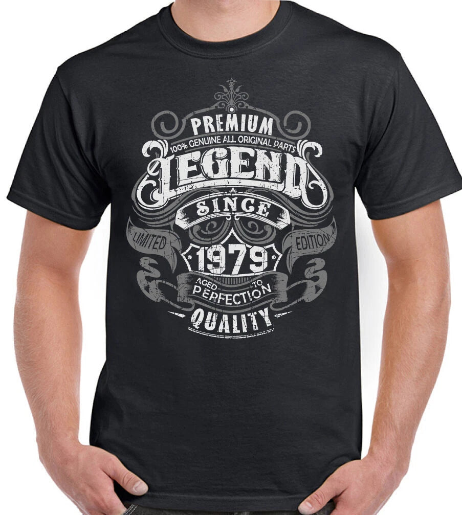 47th Birthday T-Shirt Mens 1979 Funny Premium Legend Since 47 Year old Top