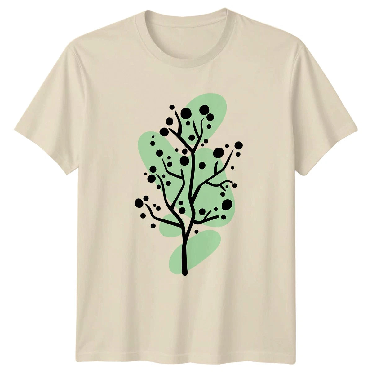 Minimalist Abstract Tree Nature T-Shirt Botanical Art Nature Birthday Gift