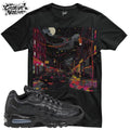 Shirt To Match Air Max 95 QS Big Bubble Black Leather Unisex Tee Cool Shirt