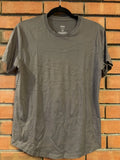 Perk Mens Small Gray 100% Peruvian Cotton Crew Neck T Shirt