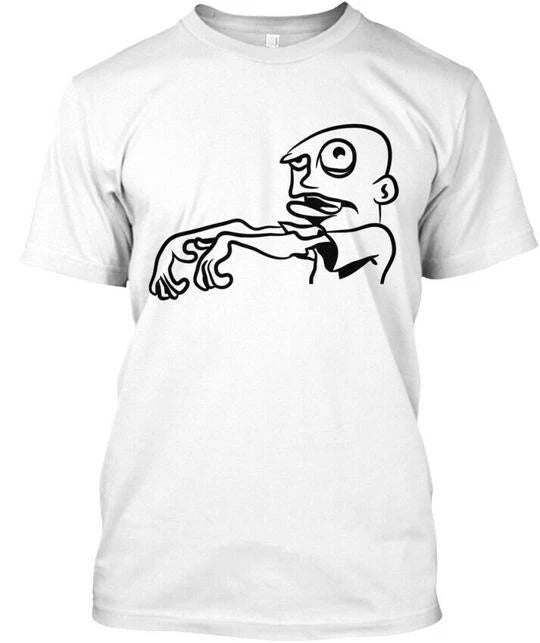 Fashionable Zombie Funny Creepy Cool Comic T-Shirt Made in the USA Size S to 5XL