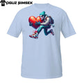 Streetwear Joker Tee – Comic Book Villain Stealing a Heart for Valentine's