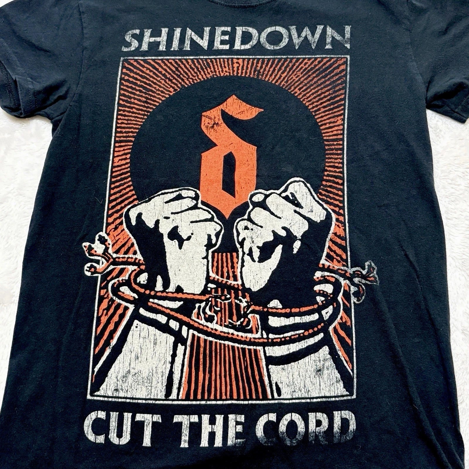 Shinedown Shirt Band Men's Sz Small Tour 2015-16 Cut The Cord Post-Grunge