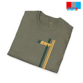 Army Soldier Military Insignia Minimalist Stripe Tee Shirt Men Women Unisex Gift