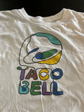 Taco Bell Modern Artistic Graphic T-Shirt, Size: Medium