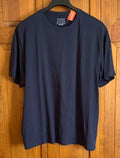 Men's NEW Simply Styled Short Sleeve Navy Crew Neck Cotton T-Shirt - 2XL