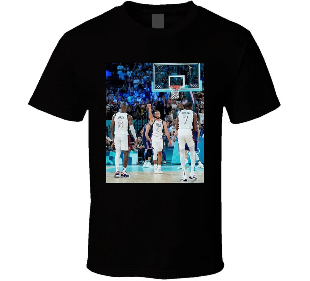 Lebron, Curry, Durant, Team Usa 2024 Olympics T Shirt