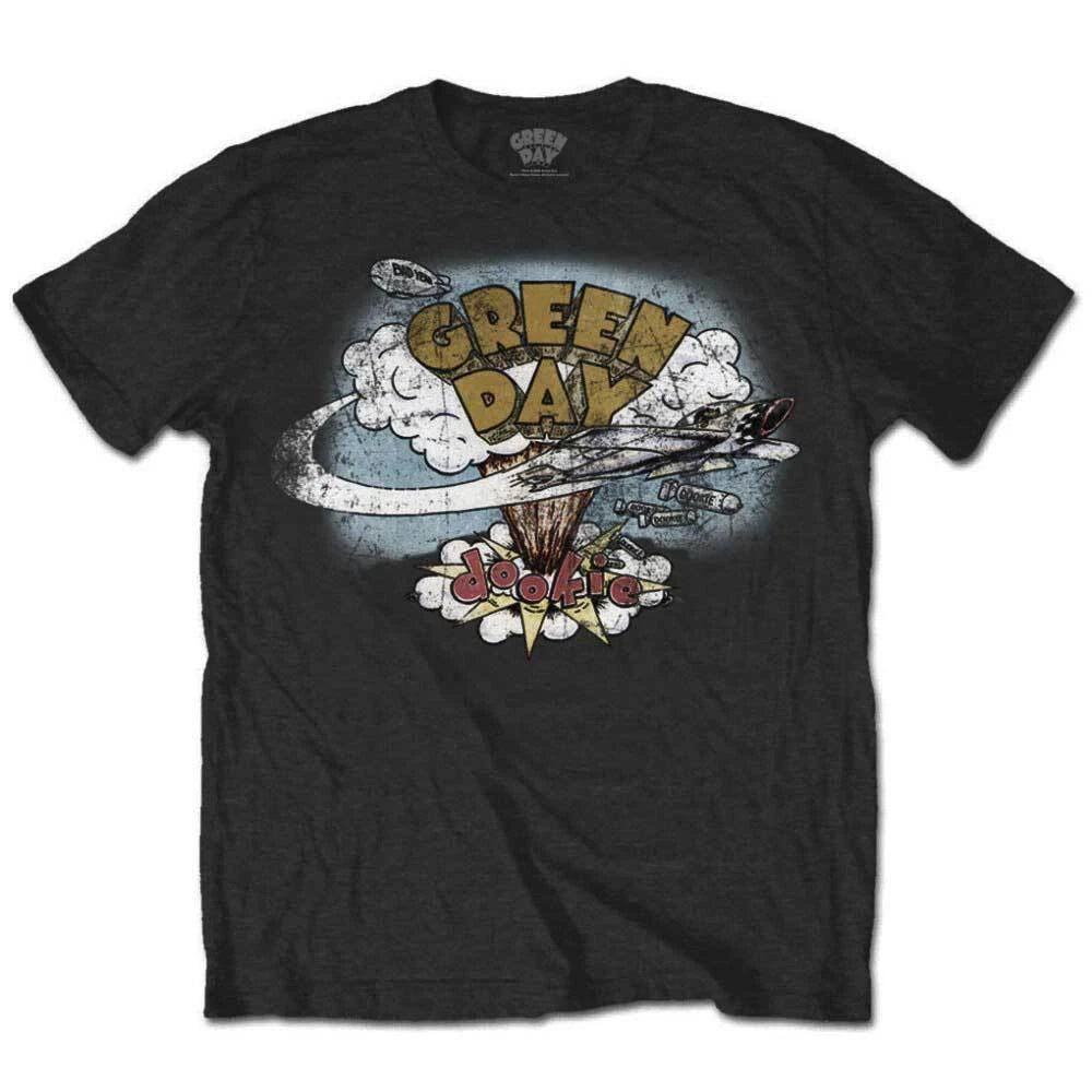 Green Day Dookie Official Black T-Shirt