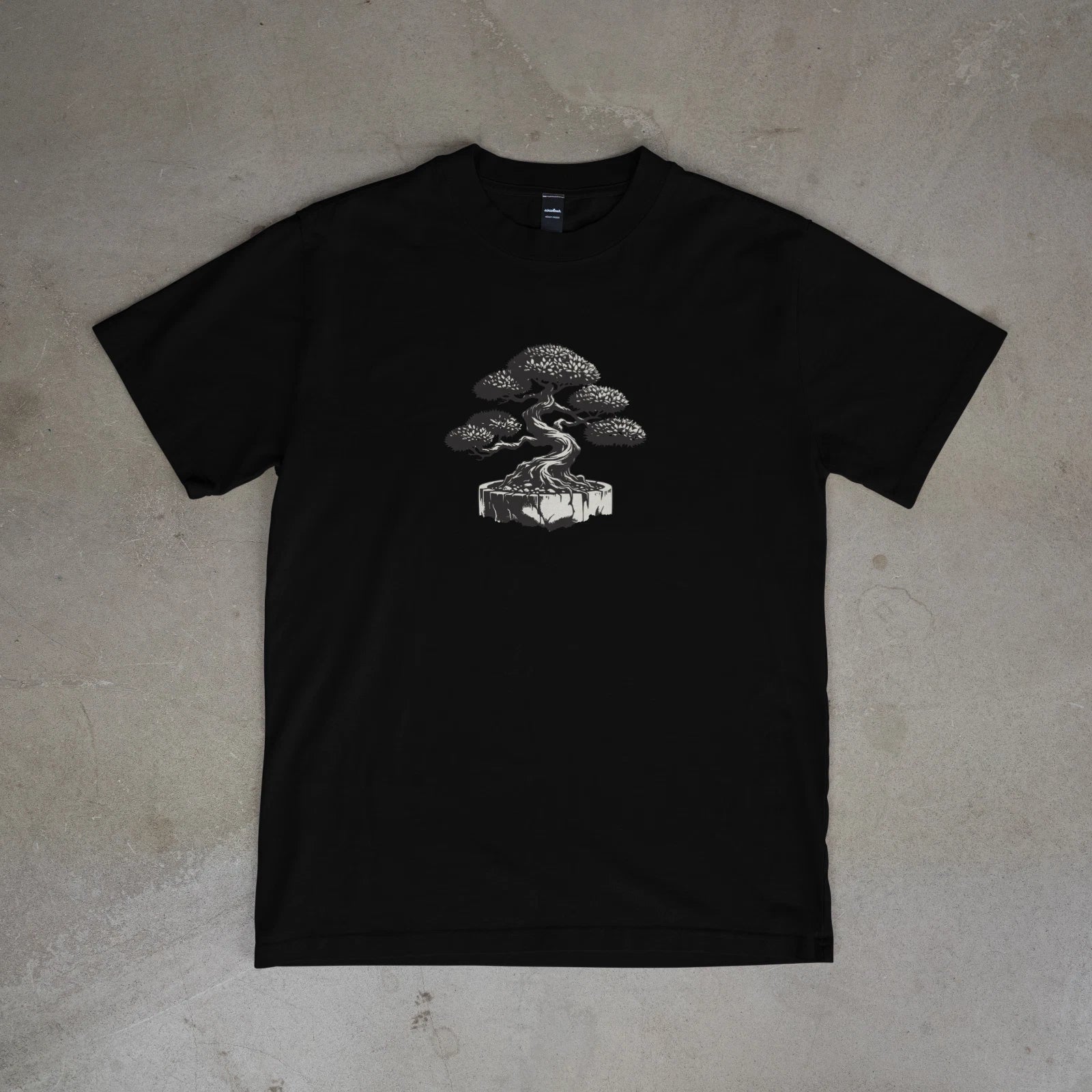 Japanese Bonsai Tree T Shirt Minimalist Zen Nature Art Graphic Unisex Tee