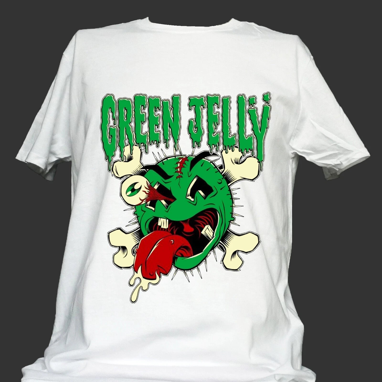 GREEN JELLY PUNK ROCK T-SHIRT unisex S-3XL