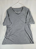 True Classic Tees Men's Grey V-Neck Short Sleeve Shirt Size XL
