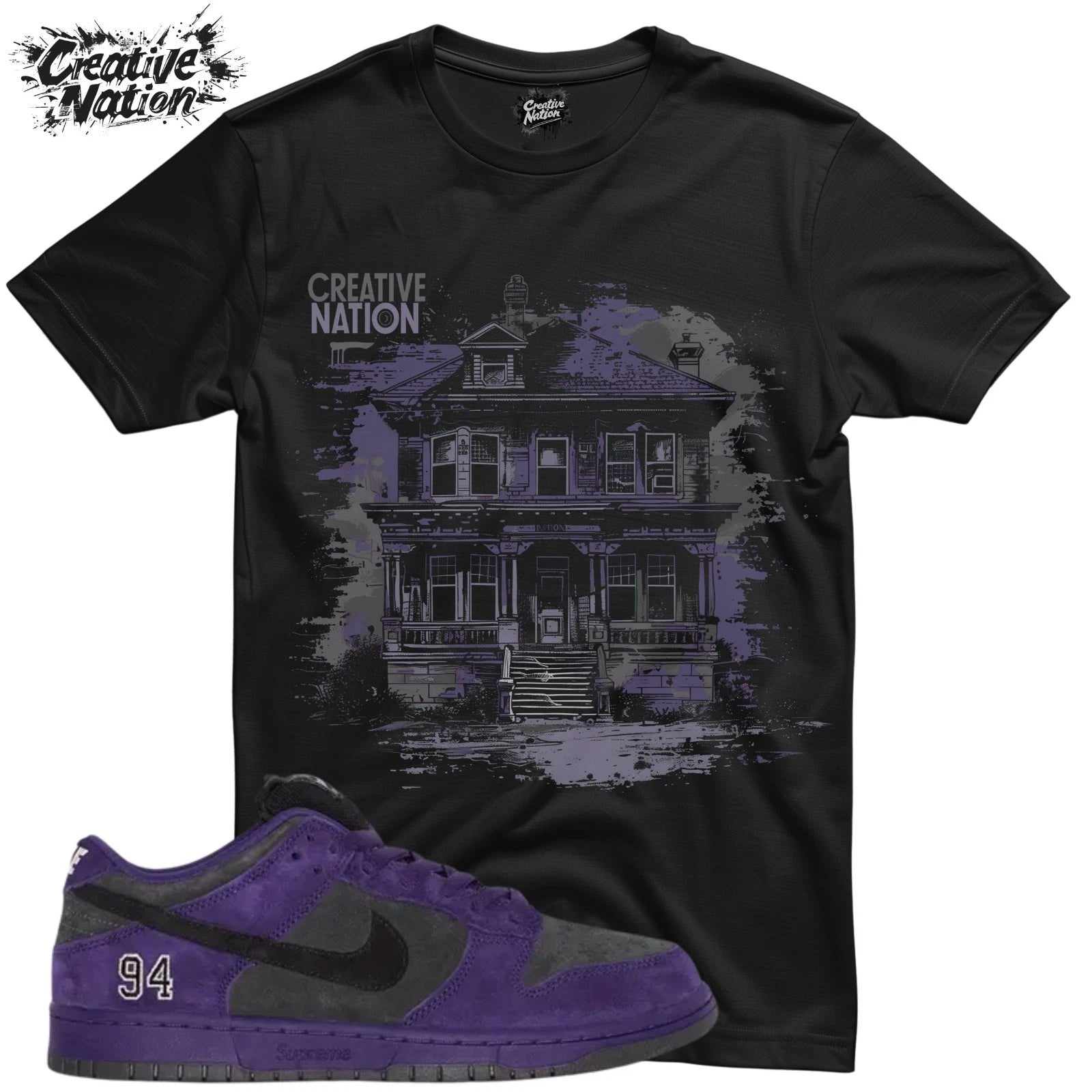 Shirt To Match SB Dunk Low Ink Unisex Tee Sneaker Shirt Cool Shirt For Dunks