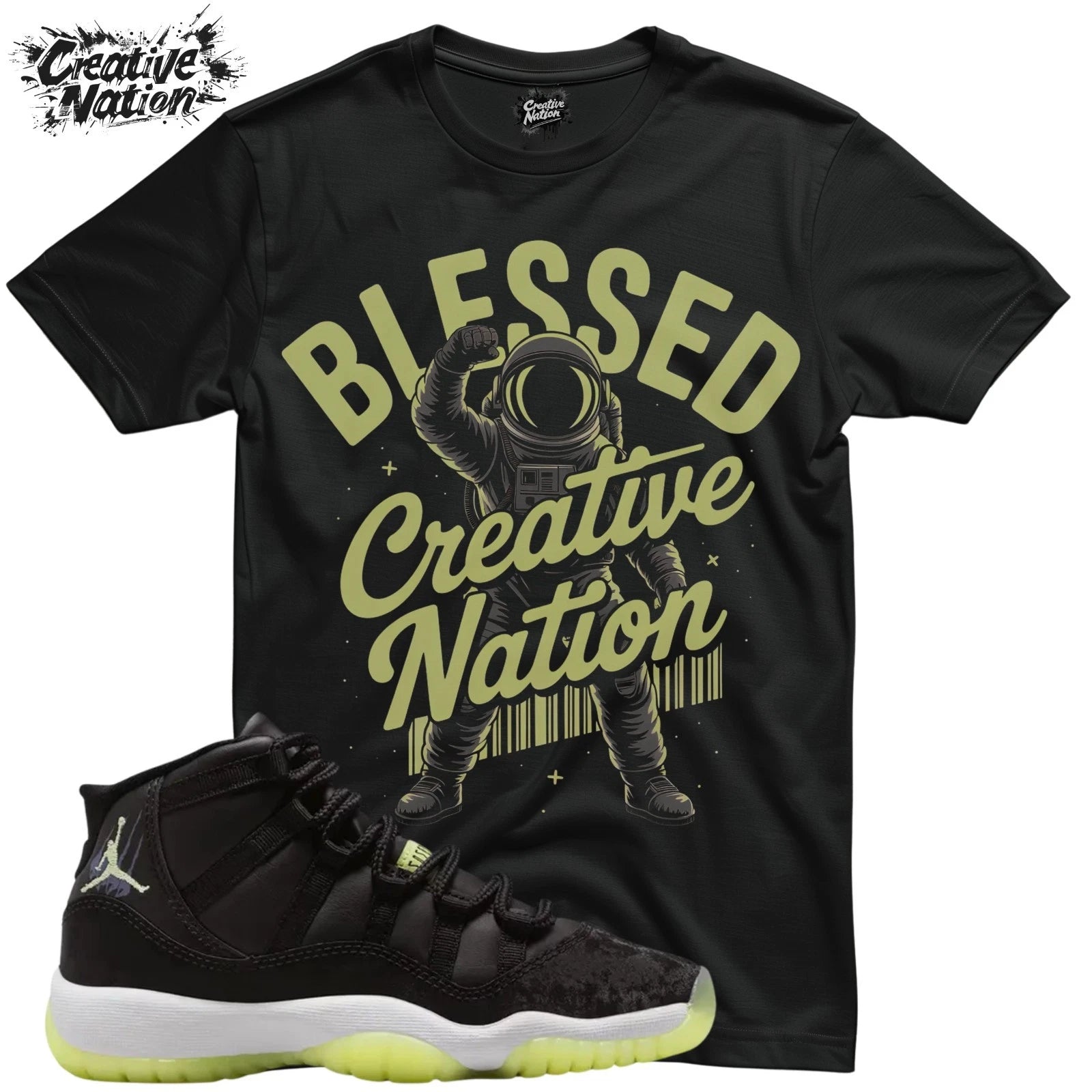 Shirt To Match 11 Black Barely Volt Unisex Tee Sneaker Shirt Blessed Shirt