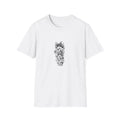 Skull Anchor Tattoo Art T-Shirt | Nautical Skull Illustration