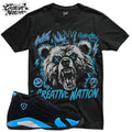 Shirt To Match 14 Black Blue Unisex Tee Sneaker Shirt Bear Shirt Sneaker Tee