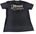 Tattooed And Employed Inked Pre Shrunk Black SZ L  Punk Skater Biker Emo Metal