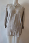 Mens Howe Creative Workforce Gray (Item- 25) Raglan Henley Shirt Top L