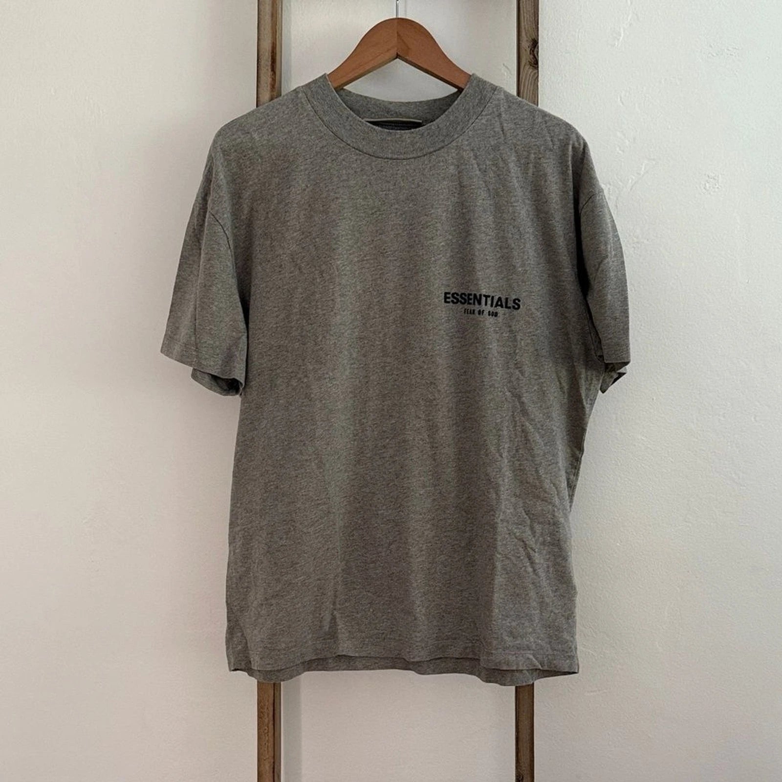 Essentials Charcoal Gray Short Sleeve Tee