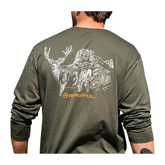 Magpul Muley Cotton Long Sleeve T-Shirt - Olive Drab, Large