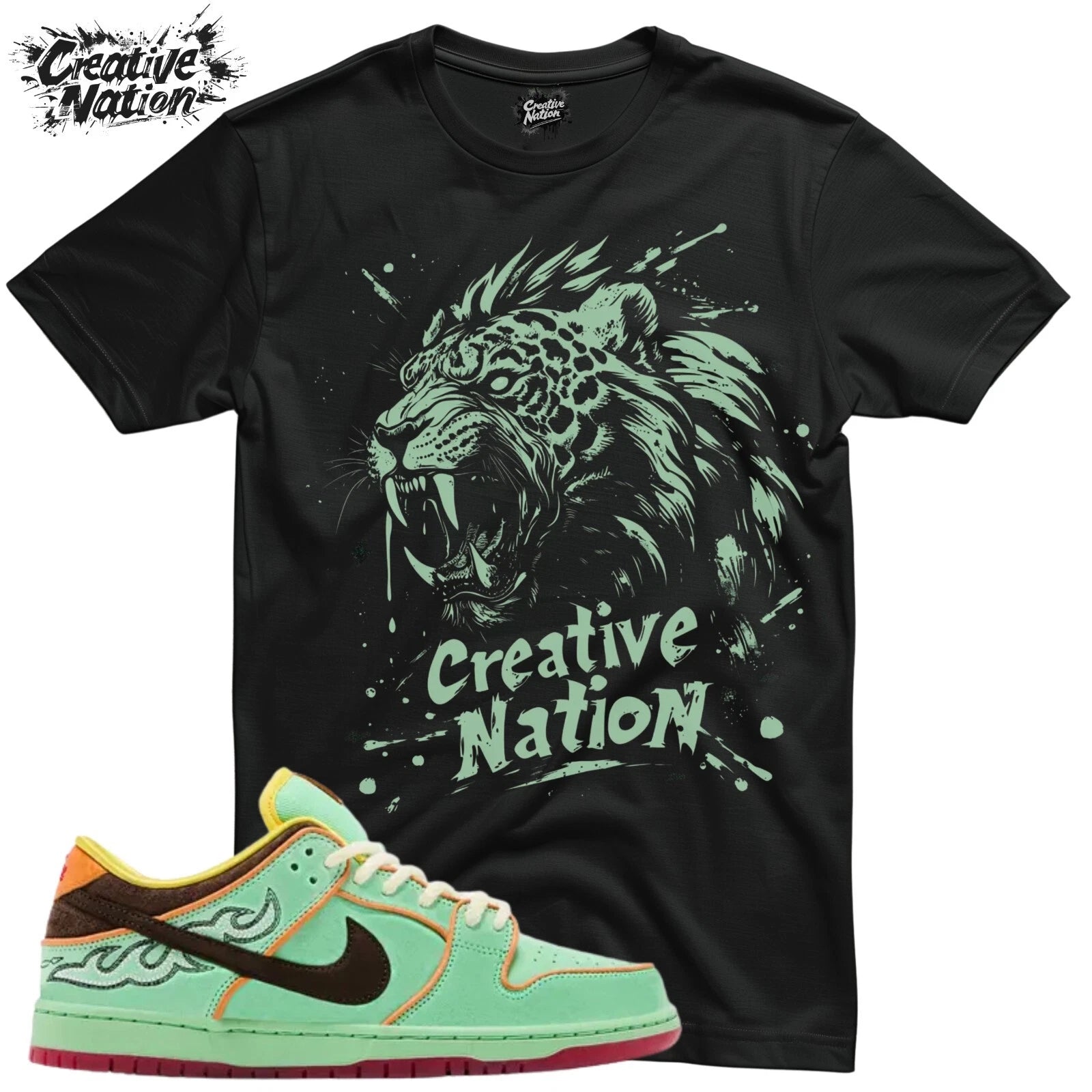 Shirt To Match SB Dunk Low Rodeo Tourmaline Unisex Tee Lion Shirt Gift