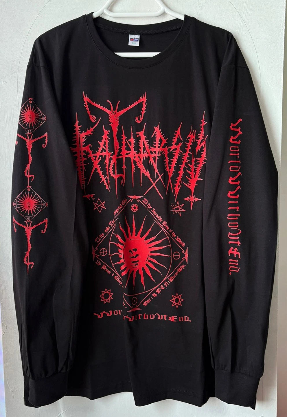 Katharsis – VVorld VVithout End – LONGSLEEVE -Tshirt  (Black Metal)