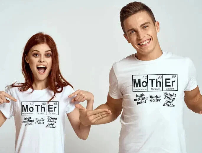 Funny Periodic Table Mother Science tee Cool Chemistry elements Trendy T-Shirt