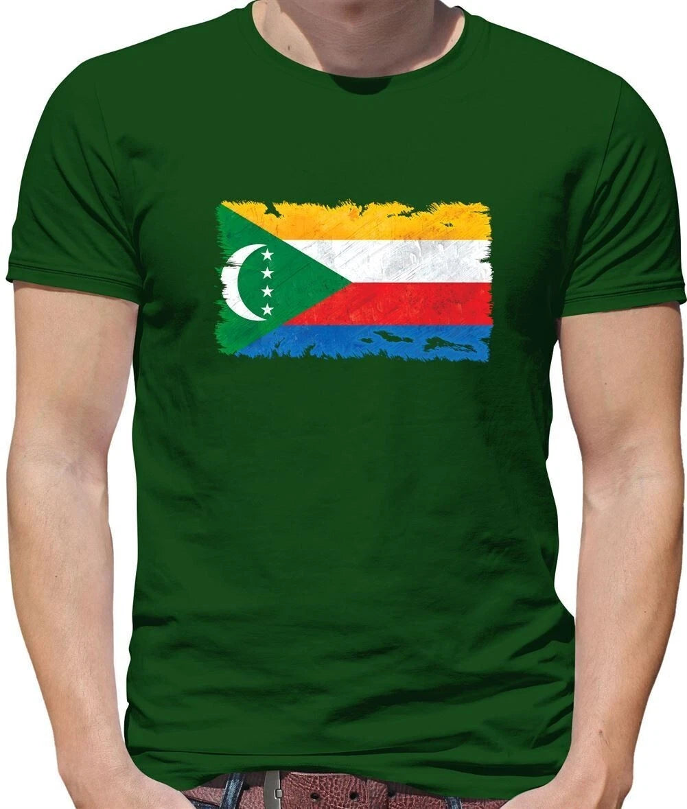 Comoros Grunge Style Flag - Mens - Moroni Africa Country Flags