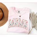 Floral Mama Shirt, Mom Spring Tee, Trendy Mom Tshirt