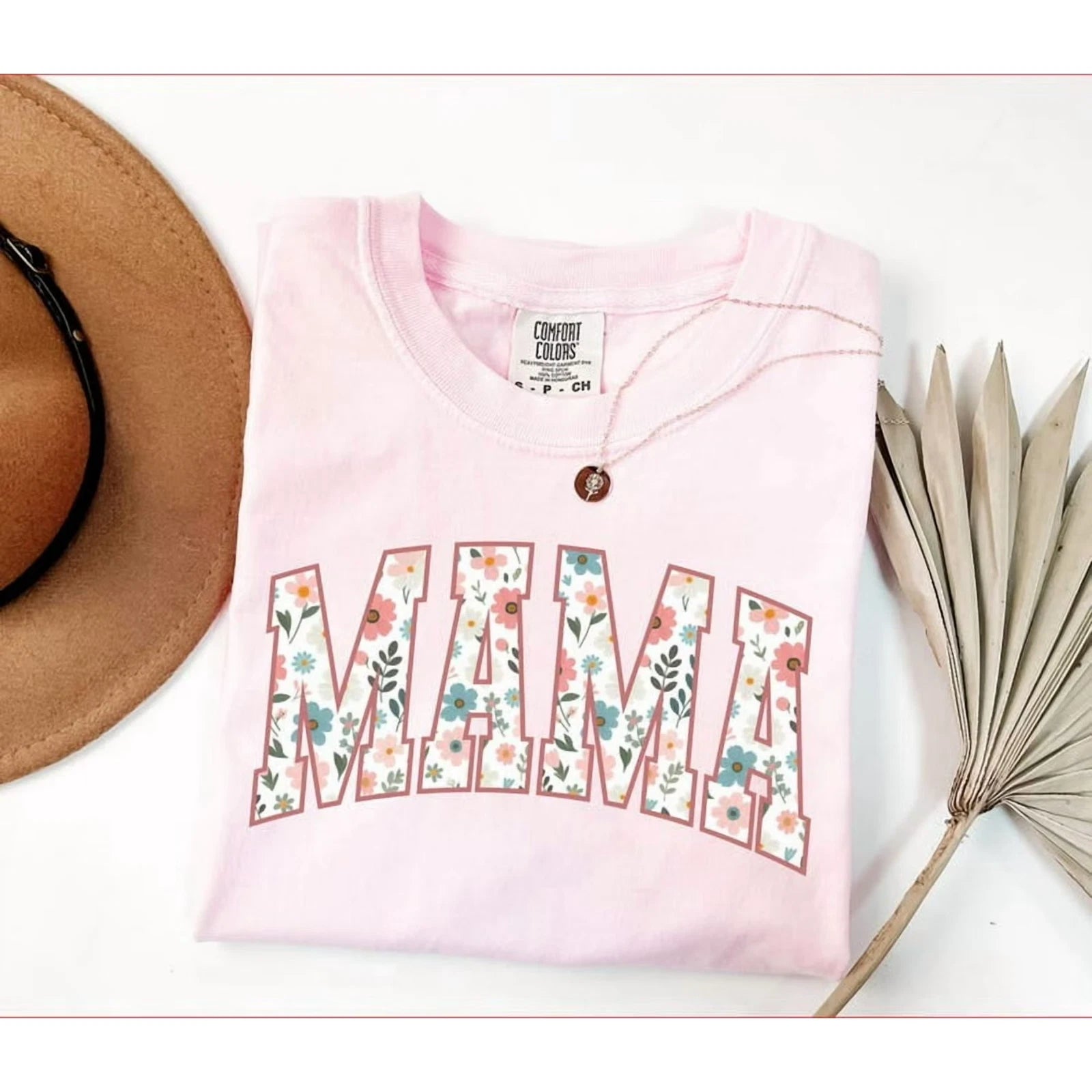 Floral Mama Shirt, Mom Spring Tee, Trendy Mom Tshirt
