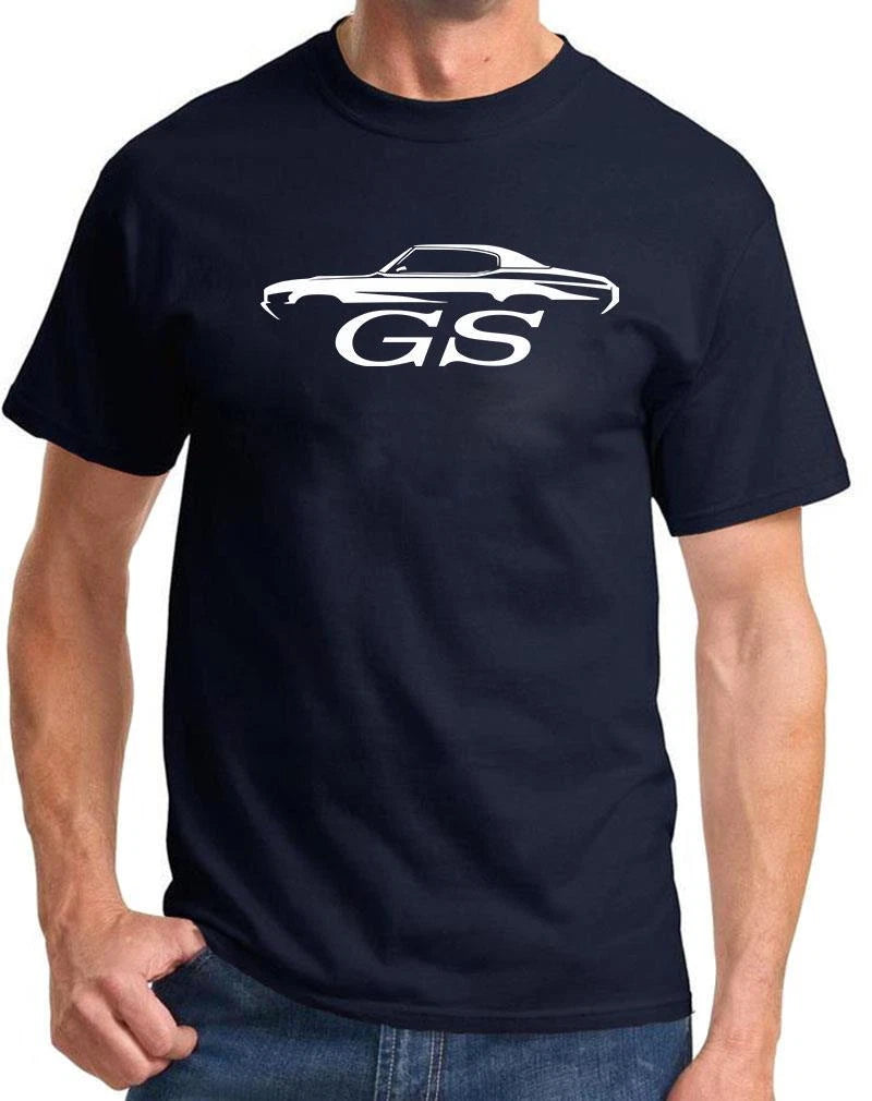 1970 1971 1972 Buick GS Skylark Hardtop Outline Design Tshirt NEW COLORS