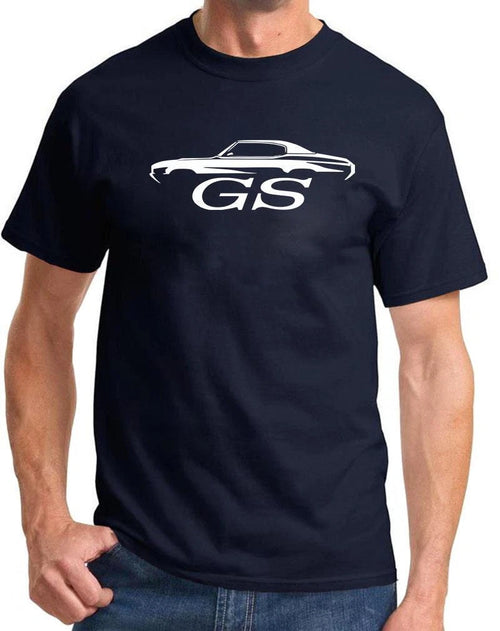1970 1971 1972 Buick GS Skylark Hardtop Outline Design Tshirt NEW COLORS