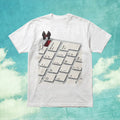Escaping The World Keyboard Graphic T-Shirt Abstract Aesthetic Tee S-5XL