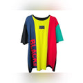 Men’s Black Pyramid Sport Colorblock T-Shirt  Authentic Chris Brown Streetwear