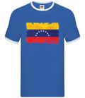 Venezuela Grunge Style Flag - Mens Ringer - Venezuelan Love Live Country