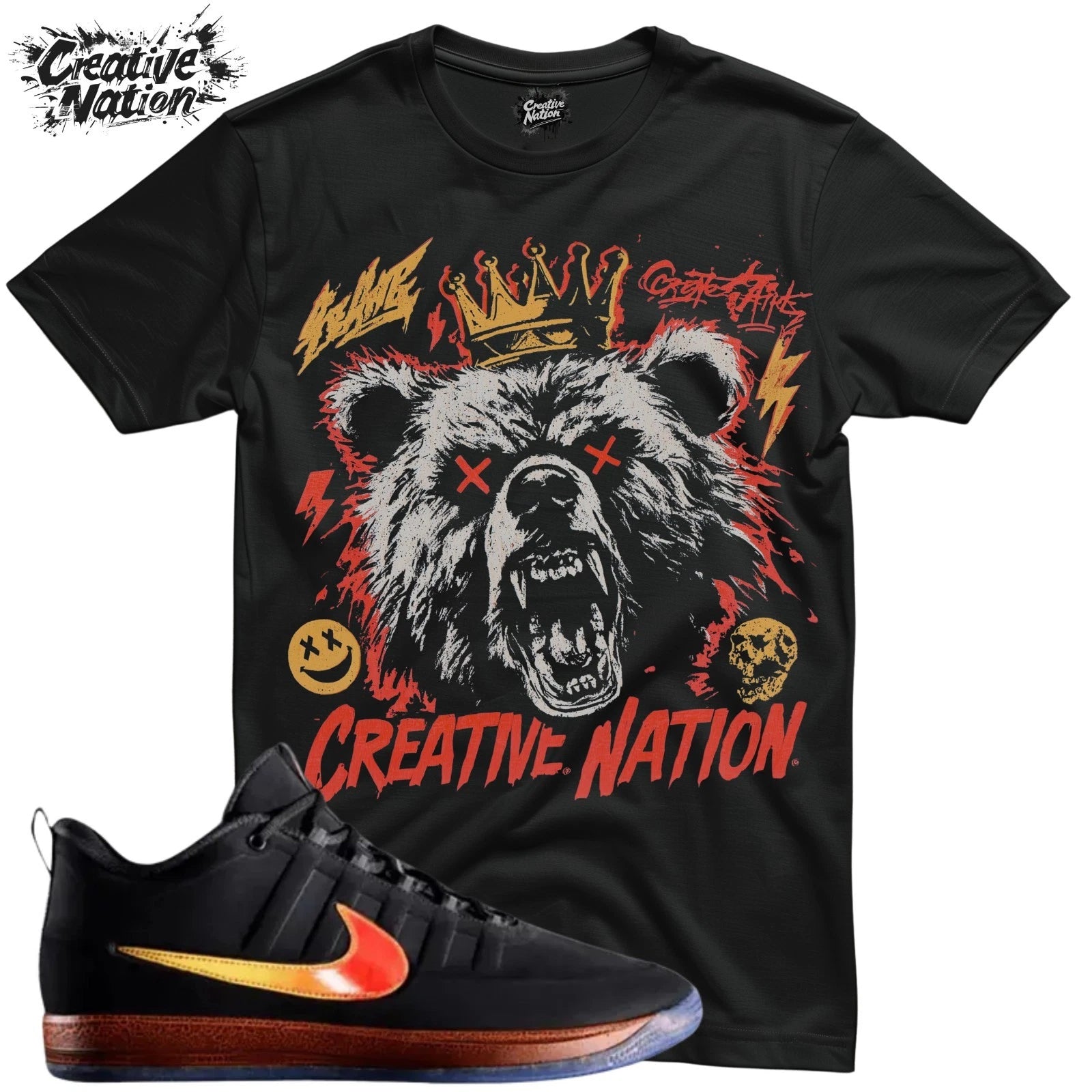 Shirt To Match Rising Unisex Tee Sneaker Shirt Bear Shirt For Sneaker Tee Outfit
