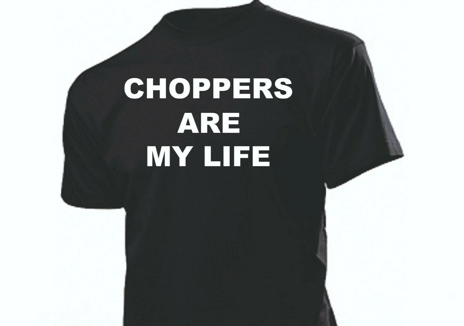 T-Shirt "Choppers Are My Life" Biker Bobber V2 V8 V12 HD Rockabilly Size 3-5XL