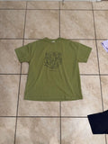 Hidden NY Shattered Tee Men's Size XL Olive Green