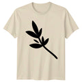 Simple Leaf Botanical Plant T-Shirt Botanical Nature Plants Gift For Him And Her