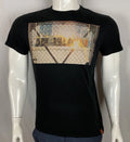 Ben Sherman Black Chain Link Fence Graphic Short Sleeve T Shirt Men’s Size Large