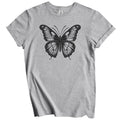 Butterfly with Open Wings Minimalist Nature T-Shirt