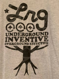 LRG Underground Inventive Overground Effective Roots Image Adult XL S-Sleeve Tee