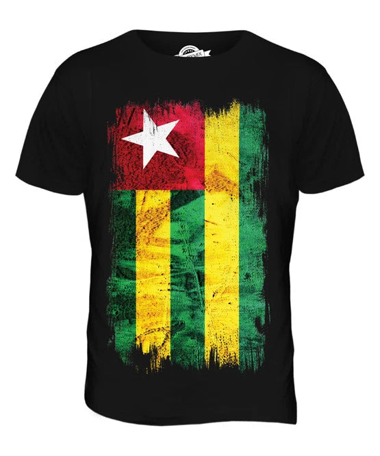 TOGO GRUNGE FLAG MENS T SHIRT TEE SHIRT XS S M L XL 2XL 3XL 4XL 5XL