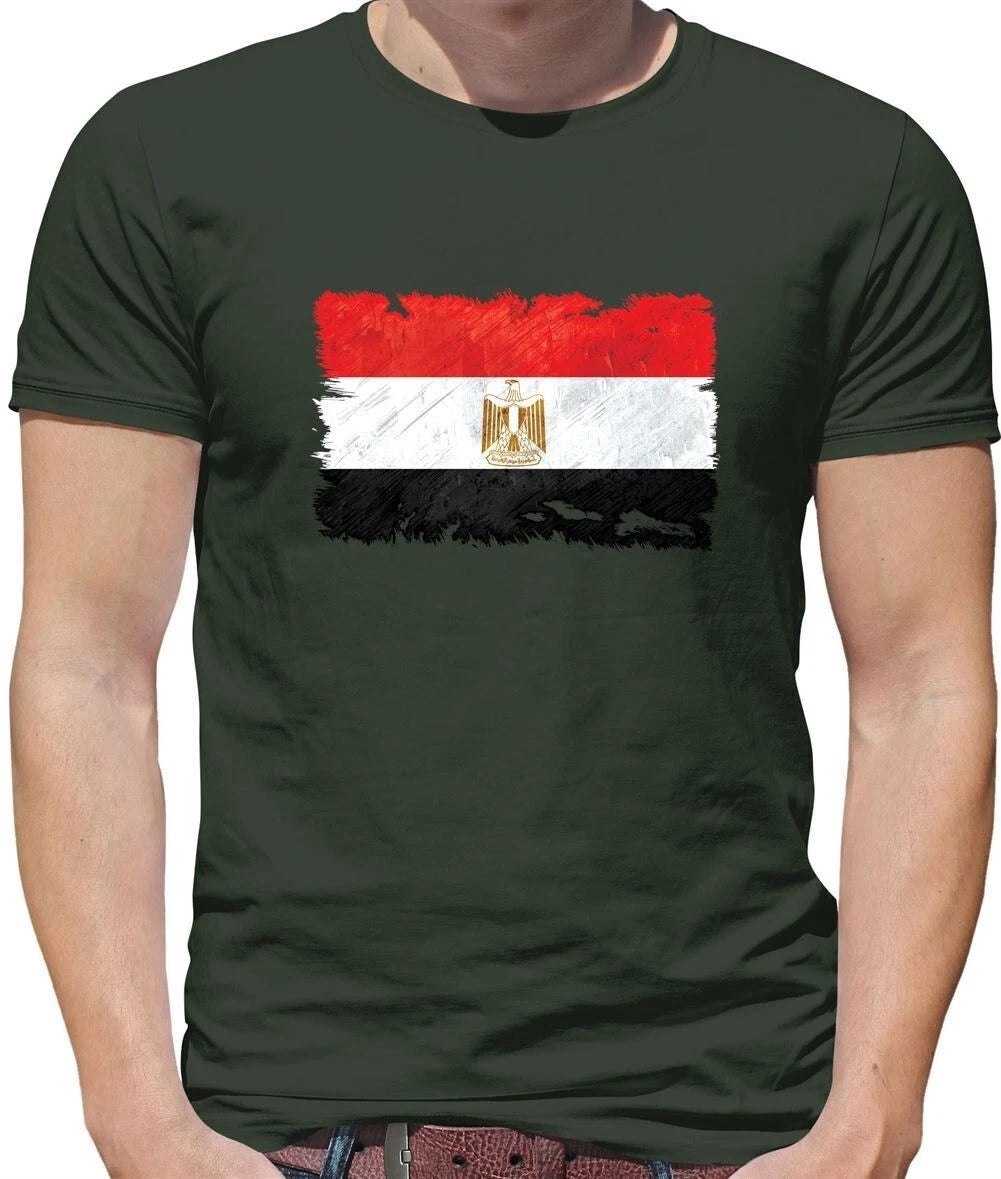 Egypt Grunge Flag Style - T-Shirt - Egyptian Country Flags Love Live