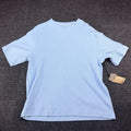 Amongst Others Mens Sz M Light Blue Textured Boxy Fit Drop Shoulder T-Shirt NEW